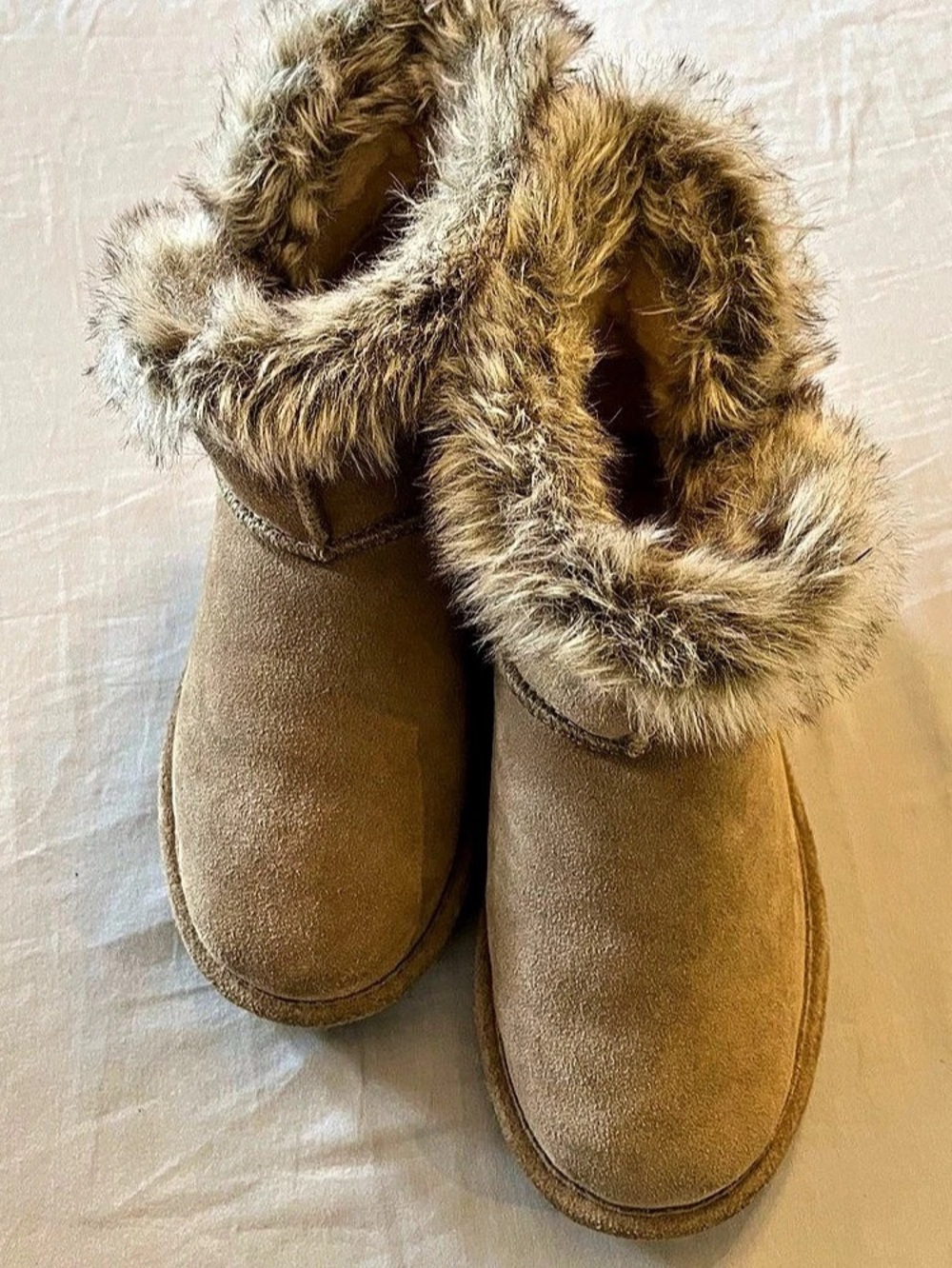 Bearpaw Women’s Brown Ankle Boots US 8